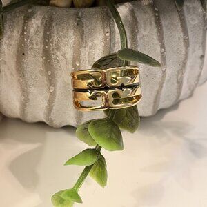 Tory Burch Ring 18k Gold Plated